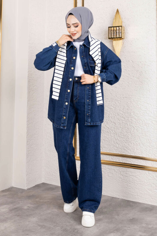 More Denim Takım TSD250101 Koyu Mavi - 3