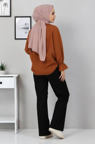 Ön Cep Detaylı Pantolon TSD9902 Siyah - 5