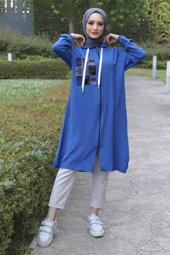 Önü Pul Detaylı Kap TSD220532 İndigo 