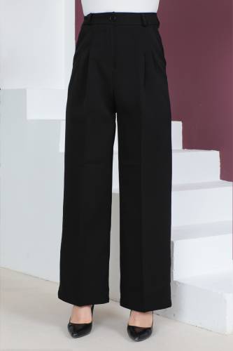 Palazzo Pantolon TSD230532 Siyah 