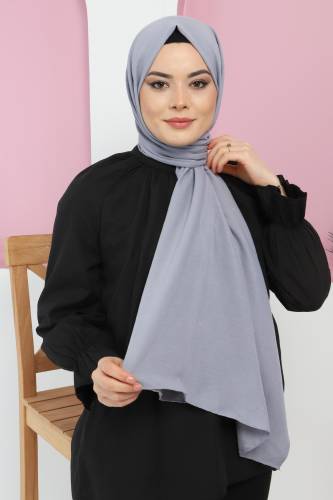 Pamuk Cazz Şal S009 Gri 