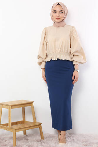 Pencil Skirt TSD0291 Petrol 