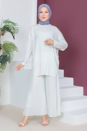 Piliseli İkili Takım TSD230518 Ekru 