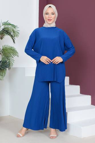 Piliseli İkili Takım TSD230518 Saks Mavisi 