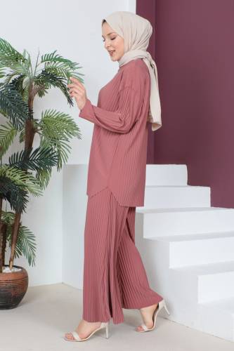 Piliseli İkili Takım TSD230518 Gül Kurusu - 4