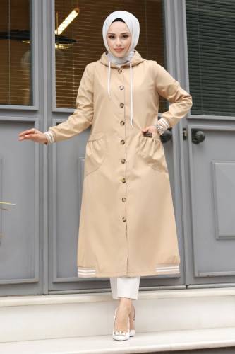 Ribanalı Trençkot TSD240307 