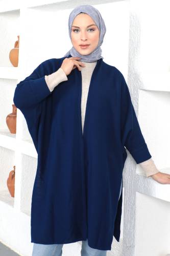 Şal Yaka Triko Hırka TSD230356 Lacivert 