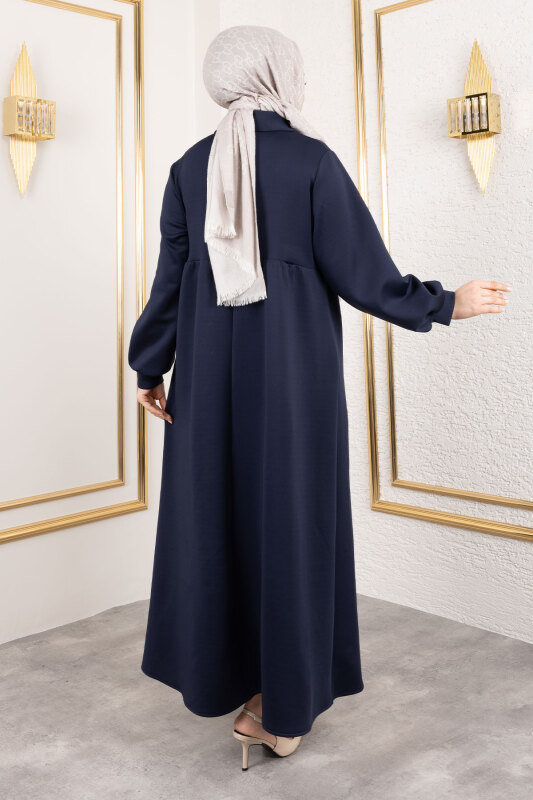 Scuba Elbise TSD250129 Lacivert - 7