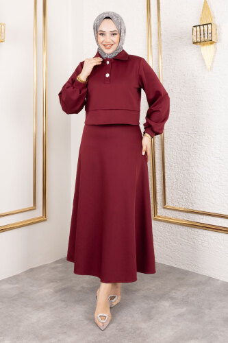 Scuba Etekli Takım TSD250131 Bordo 