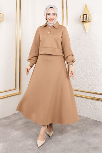 Scuba Etekli Takım TSD250131 Camel - 3