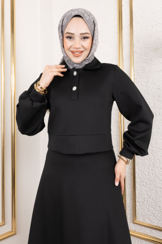 Scuba Etekli Takım TSD250131 Siyah - 2