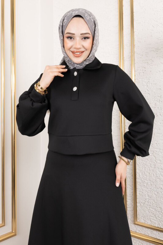 Scuba Etekli Takım TSD250131 Siyah - 2