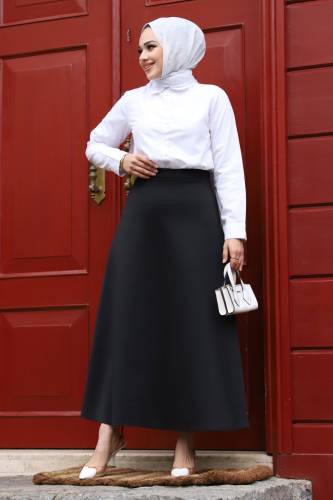 Scuba Kloş Etek TSD240218 Siyah 