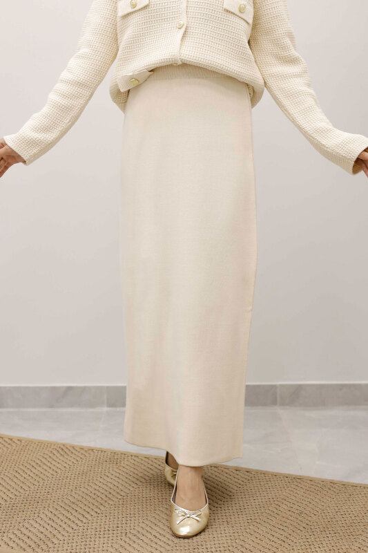 Triko Etek TSD250242 Bej - 1