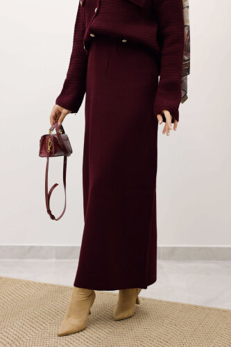 Triko Etek TSD250242 Mürdüm - 2