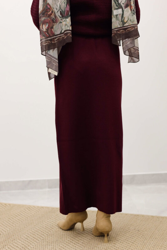 Triko Etek TSD250242 Mürdüm - 4