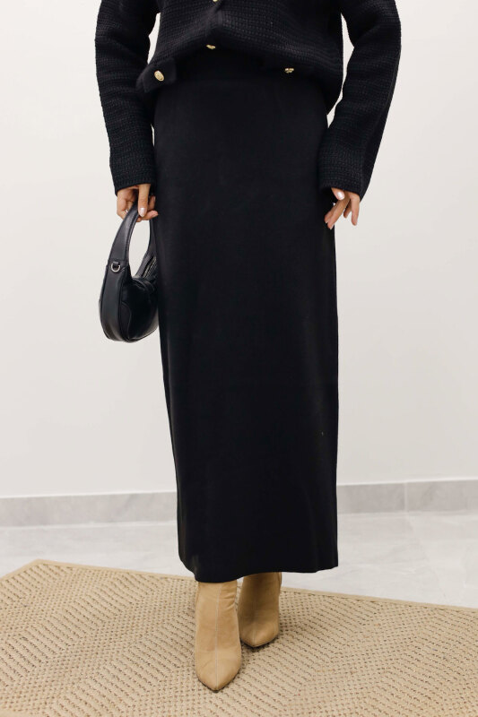 Triko Etek TSD250242 Siyah - 1