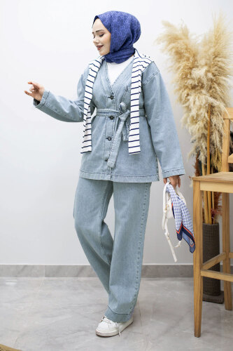 Vera Denim Takım TSD250104 Buz Mavisi 